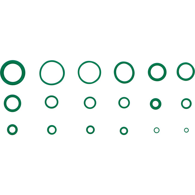 BGS O-ring-assortiment HNBR Ø 3 - 22 mm 225 delig