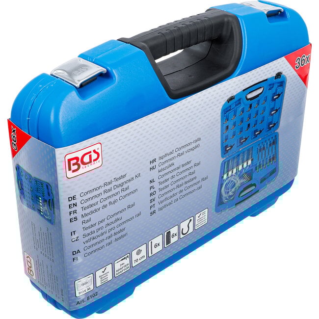 BGS Commonrail tester met 24 adapters