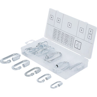 BGS technic Assortiment karabijnhaken 20 delig