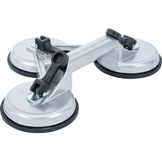 BGS technic Drievoudige glaszuiger aluminium Ø 115 mm