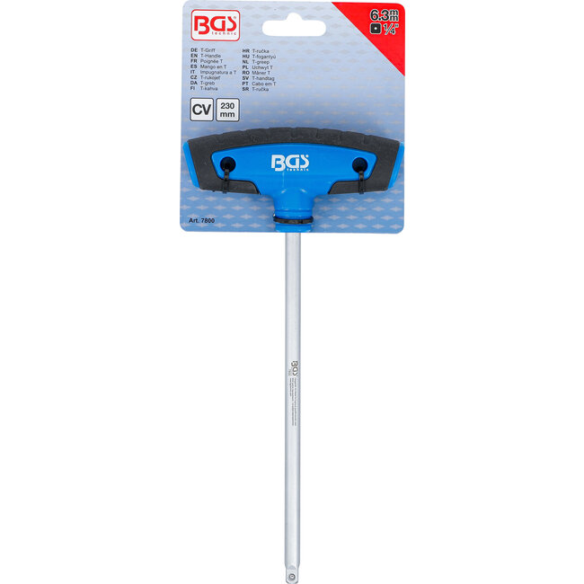 BGS T-greep 1/4" 230 mm