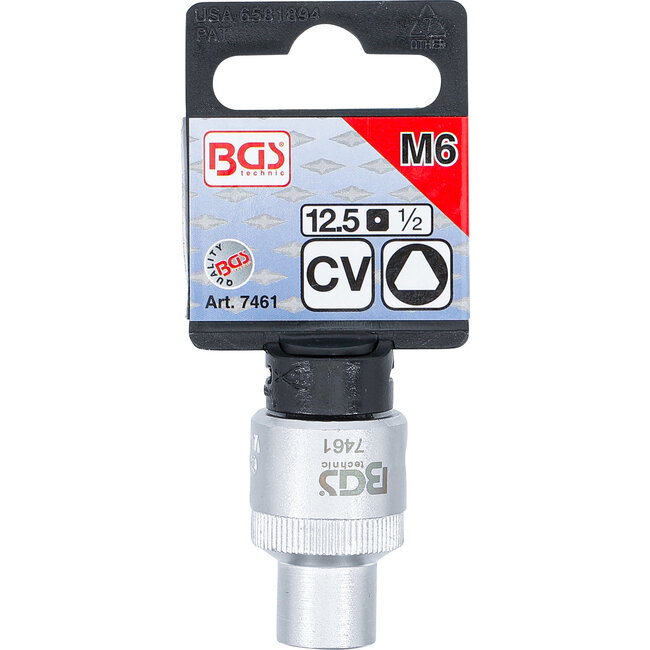 BGS Driekant-inzetstukset M6 (10 mm)