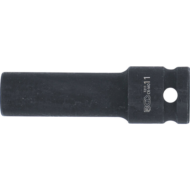 BGS Kracht dopsleuteldop zeskant, diep 1/2" 11 mm