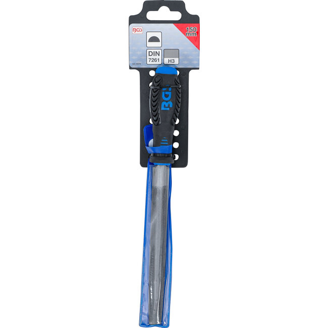 BGS Werkplaatsvijl halfrond kapping 3 150 mm