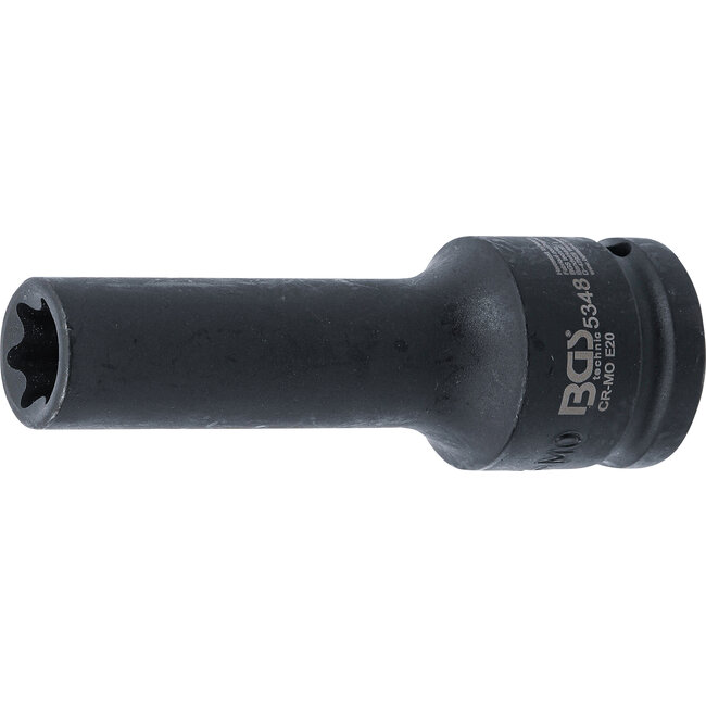 BGS Kracht dopsleuteldop E-profiel 3/4" E20 mm