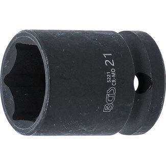 BGS technic Kracht dopsleuteldop zeskant 1/2" 21 mm