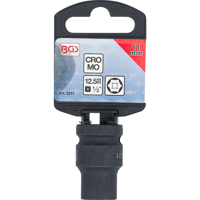 BGS Kracht dopsleuteldop zeskant 1/2" 11 mm