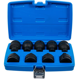 BGS technic Kracht dopsleutelbitset 3/4" inbus, veeltand (voor XZN) 9 delig