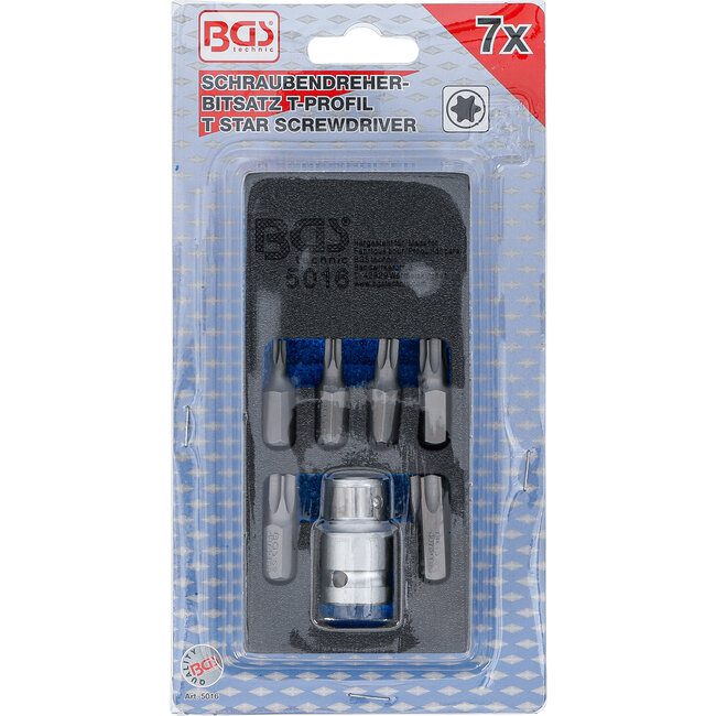 BGS Bitset 3/8" Torx 7 delig