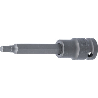 BGS technic Kracht dopsleutelbit lengte 100 mm 1/2" inbus 6 mm