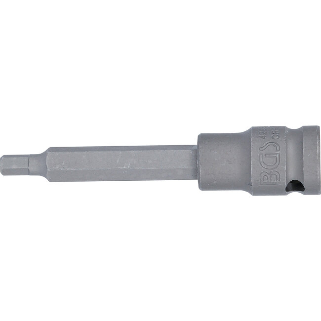 BGS Kracht dopsleutelbit lengte 100 mm 1/2" inbus 6 mm