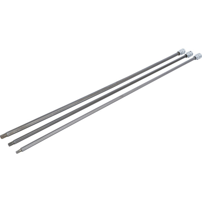 BGS Dopsleutelbitset lengte 800 mm 1/2" veeltand (voor XZN) voor VAG 3 delig