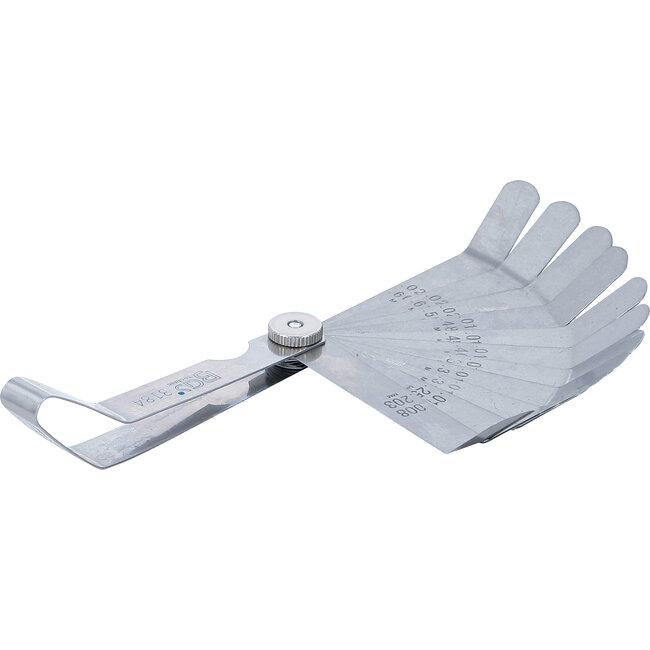 BGS Precisie voelermaten, gebogen 12-bladen