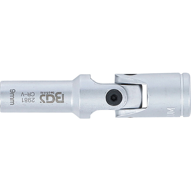 BGS Cardan bougiedop zeskant 3/8" 9 mm