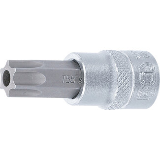 BGS technic Dopsleutelbit 3/8" Torx met boring T55