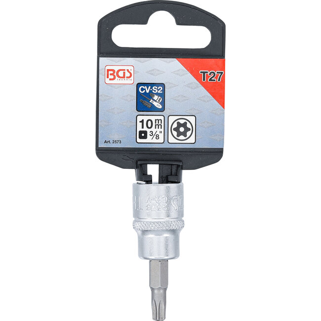 BGS Dopsleutelbit 3/8" Torx met boring T27
