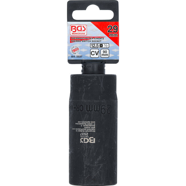 BGS Thermoschakelaar dopsleuteldop 1/2" 29 mm