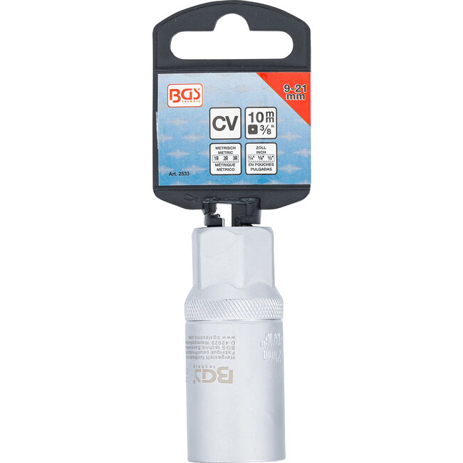 BGS Multi-dopsleuteldop 3/8" 9 - 21 mm