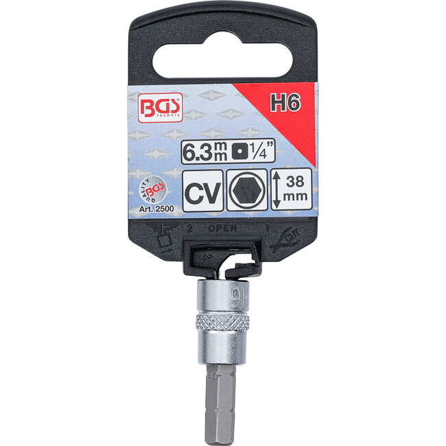 BGS Dopsleutelbit 1/4" INBUS 6 mm