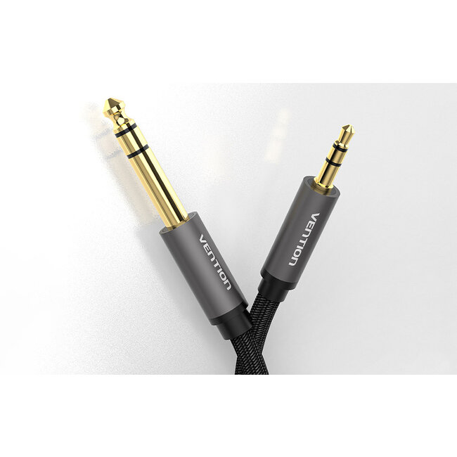 Vention 3.5 mm Jack naar 6.3 mm Jack Audio Kabel - 5 meter