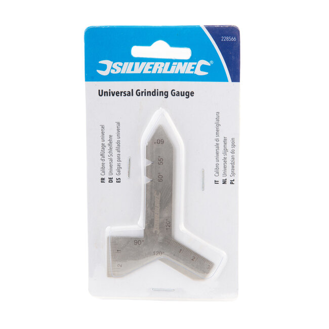 Silverline Universele slijpmeter 55º, 60º, 90º en 120º