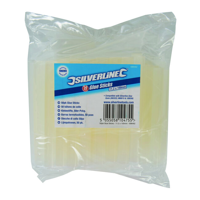 Silverline Lijmpatronen, 11,2 x 100 mm 50 stuks