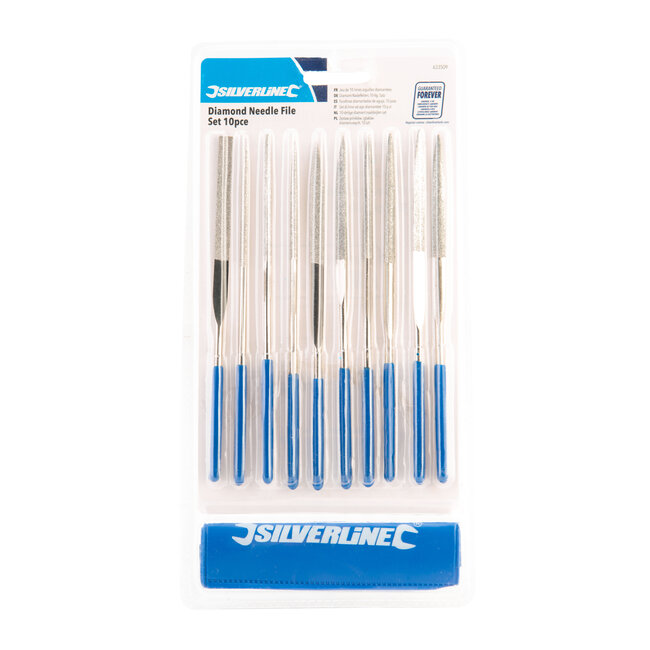 Silverline 10 delige diamant naaldvijlen set