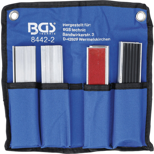 BGS Beschermbekken-set voor bankschroef - 150 mm - 8 delig