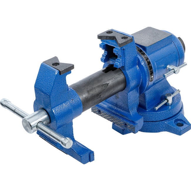 BGS Bankschroef - 100 mm spanbekken - 360° draaibaar