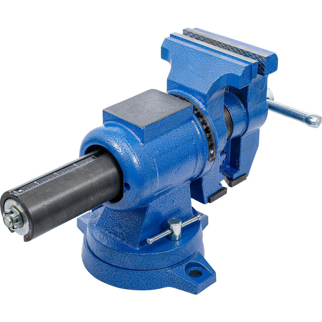 BGS Bankschroef - 100 mm spanbekken - 360° draaibaar