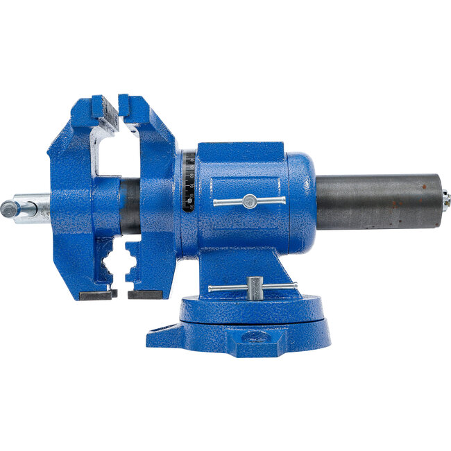 BGS Bankschroef - 100 mm spanbekken - 360° draaibaar