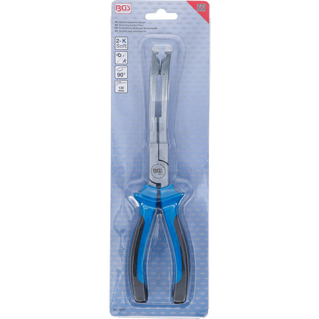 BGS Bougiestekkertang - 90° gebogen