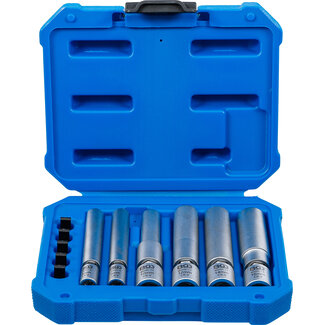 BGS technic Set cardan-dopsleutels voor bougies (voorverwarming en ontsteking) - 11 delig