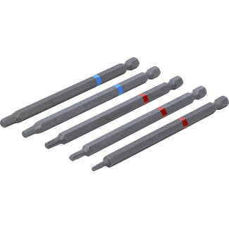 BGS Do it yourself Bitset - 5-delig - Extra Lang (110 mm) - Binnenzeskant & Torx
