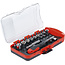 BGS Bit-/dopsleutelset - met bit-ratelsleutel - 23 delig