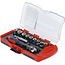 BGS Bit-/dopsleutelset - met bit-ratelsleutel - 23 delig