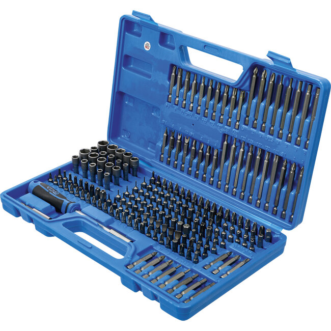 BGS Universele / Veiligheids-bitset - 208-delig - Aandrijving 1/4"