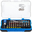 BGS Color bitset - met bit-ratelsleutel - 1/4" - 43 delig