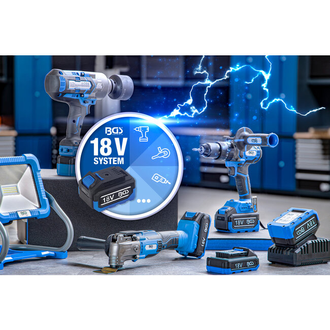 BGS Accu heteluchtpistool - 18 V - zonder accu