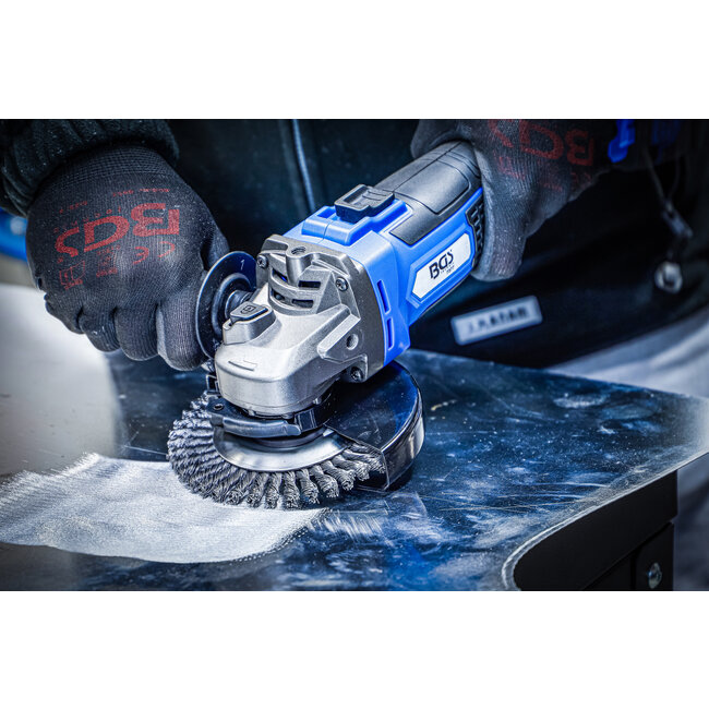 BGS Haakse accuslijpmachine - borstelloos - 18 V - zonder accu