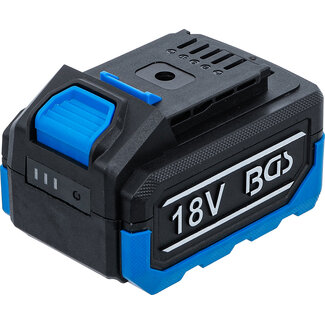 BGS technic Batterij - 4,0 Ah - voor het 18 V-batterijensysteem van BGS