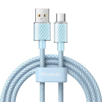 Mcdodo  USB-A naar USB-C kabel - 100 Watt - 2 meter - blauw