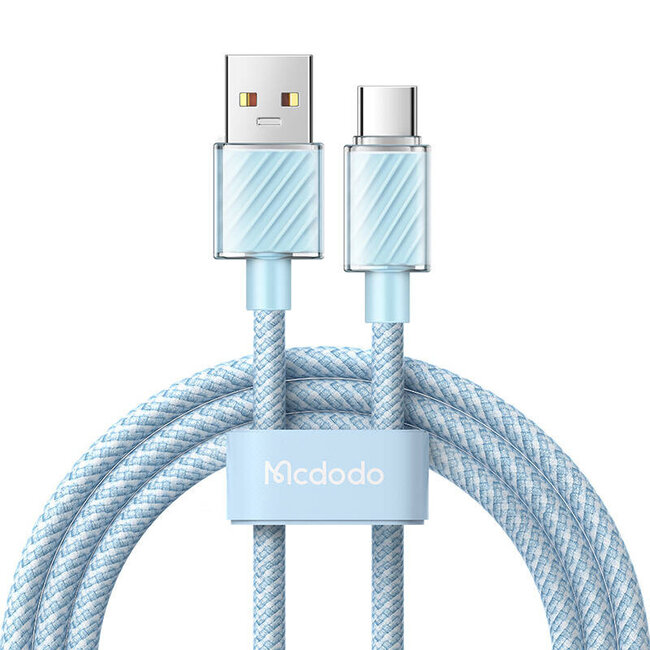 Mcdodo USB-A naar USB-C kabel - 100 Watt - 2 meter - blauw