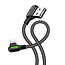 Mcdodo USB naar Lightning-kabel - schuin - 3 meter - zwart