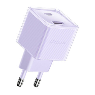 Mcdodo  Snellader - USB-C en USB-A - 33 Watt - Paars