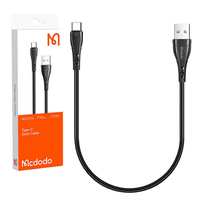 Mcdodo USB naar USB-C-kabel kort - 0,2 meter