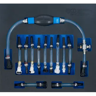 BGS technic Diesellagedrukcircuit-ontluchtingsset 12 delig