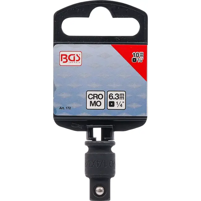 BGS Kracht dopsleuteladapter 1/4" - buitenvierkant 3/8"