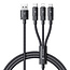 Mcdodo 3-in-1 USB naar USB-C / Lightning / Micro USB-kabel - 3.5A - 1,2 meter