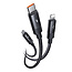 Mcdodo 3-in-1 USB naar USB-C / Lightning / Micro USB-kabel - 3.5A - 1,2 meter